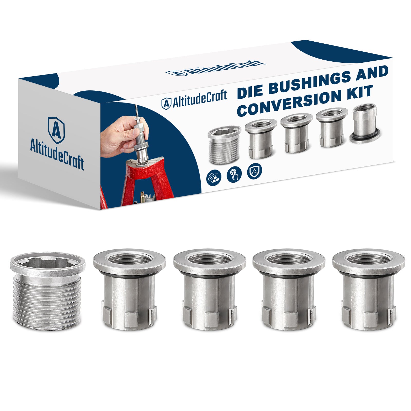 AltitudeCraft Die Bushings and Conversion Kit for Precision Reloading