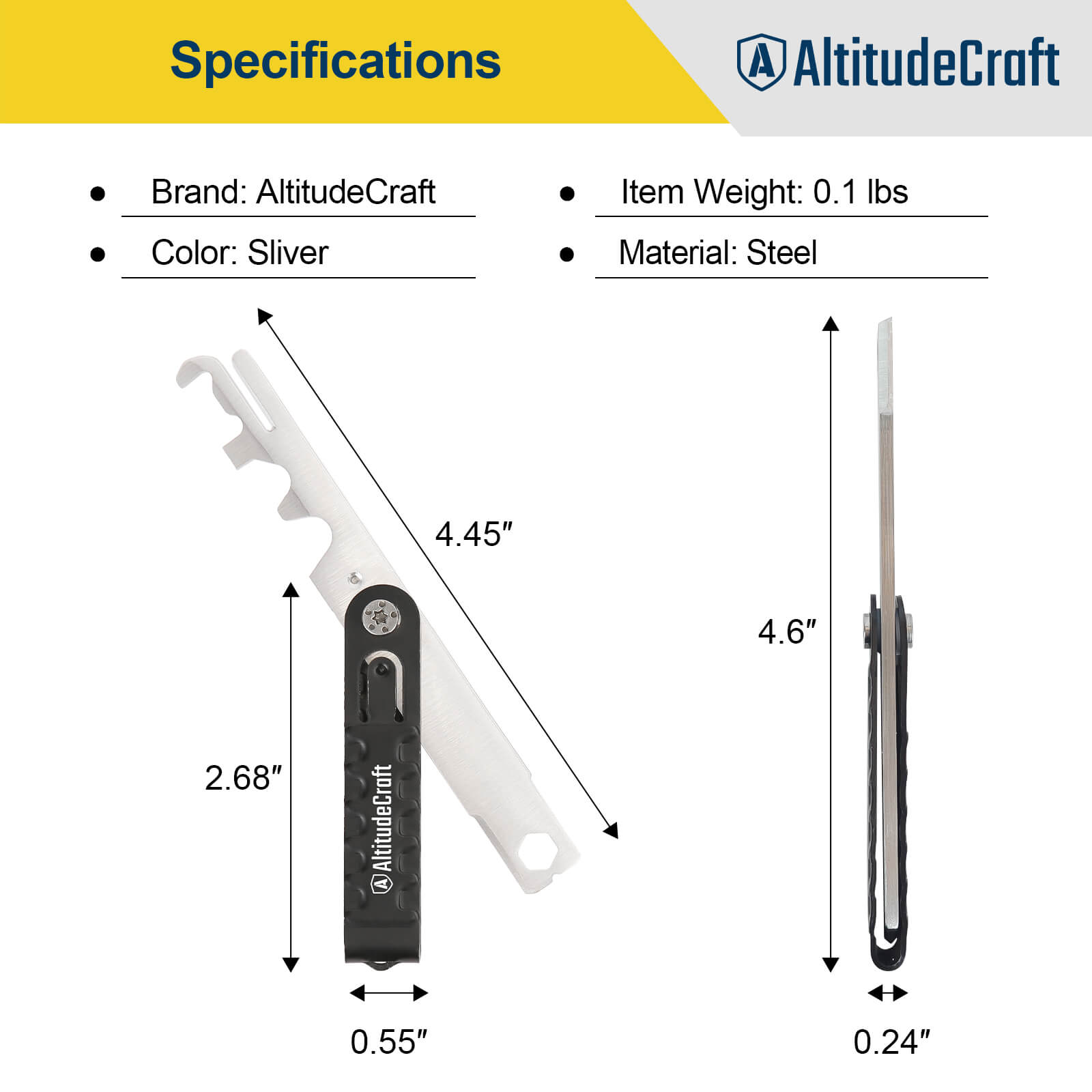 AltitudeCraft Carbon Multi - Scraper, Carbon Cleaner, Carbon Cleaning Tool, Carbon Removal Tool - AltitudeCraft