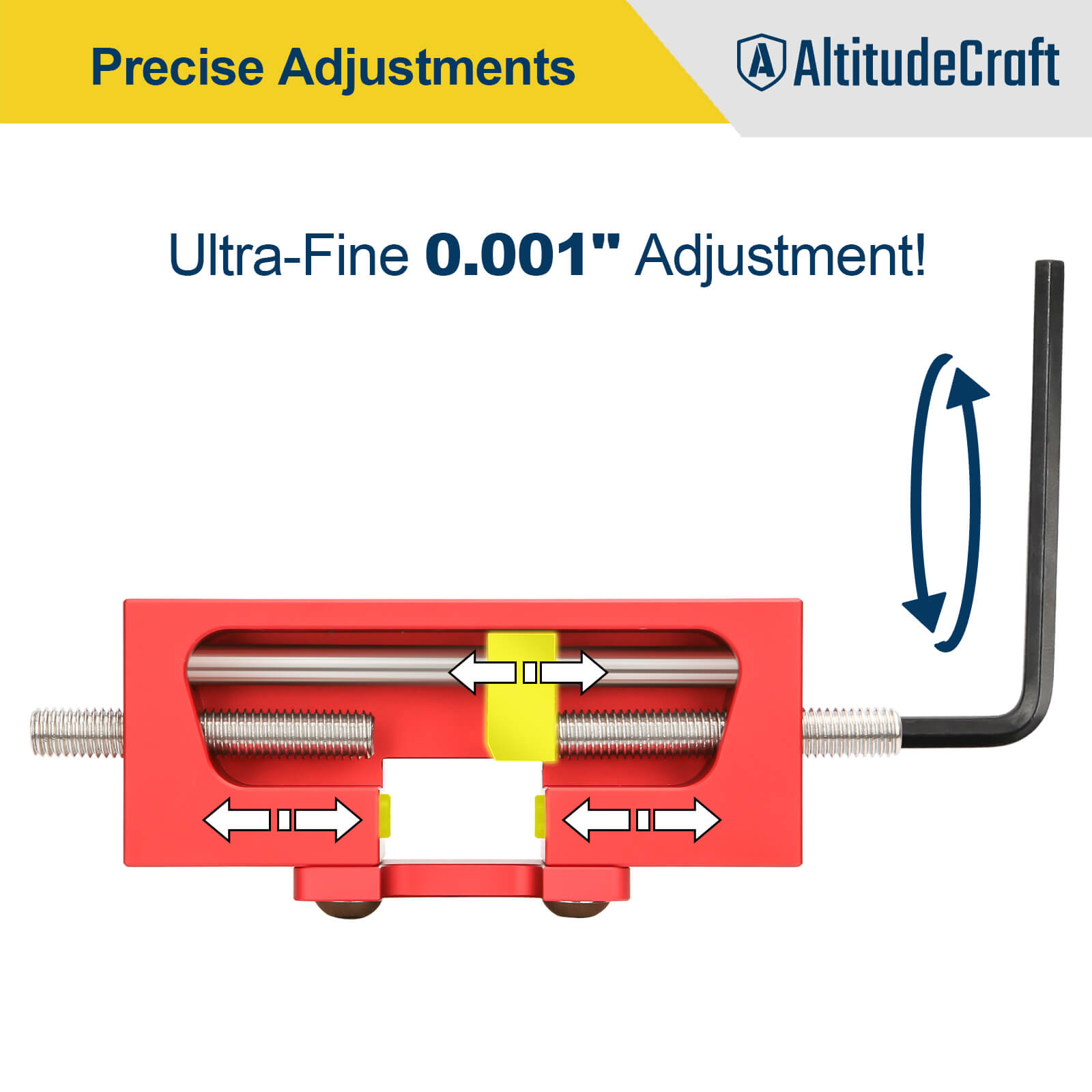 Sight Pusher Tool for Glock, Precision Front and Rear Sight Adjustment for Handguns - AltitudeCraft